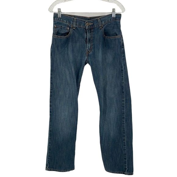 Levi's kids 505 Regular Fit Straight Leg Jeans - Picture 1 of 8